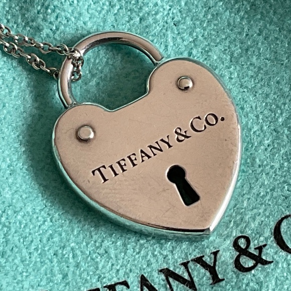 Tiffany & Co. Jewelry - Tiffany & Co. Gold Heart Lock Necklace